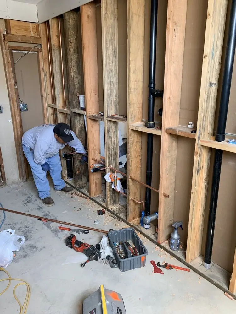 Commercial rough-in plumbing for Trenchless Sewer Repair in Lexington Estates